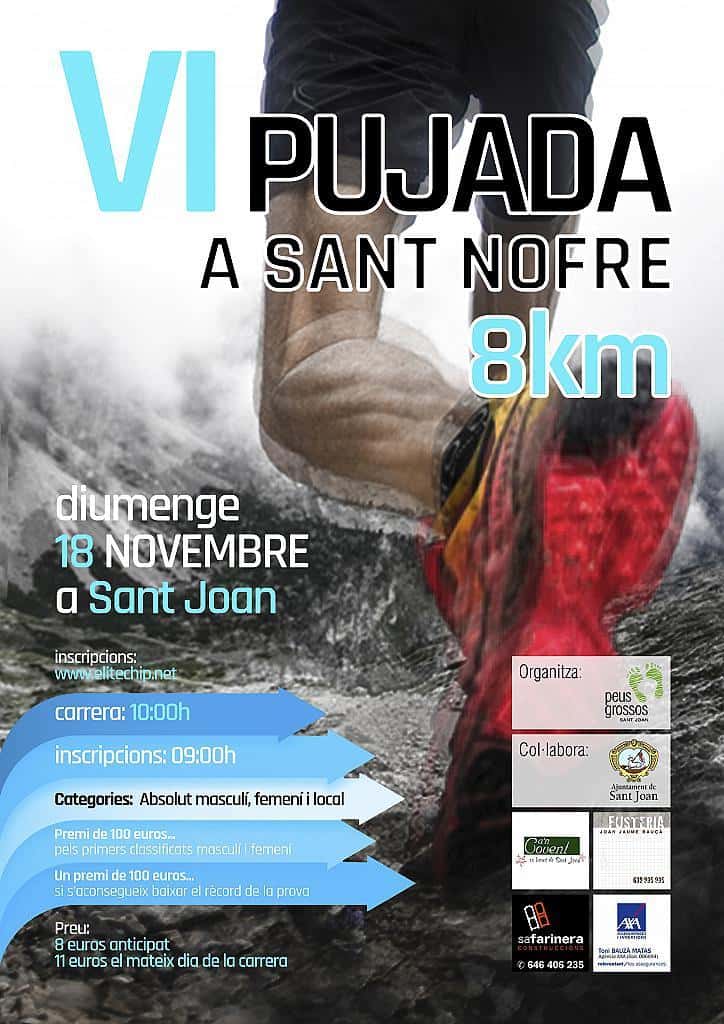 VI Pujada a Sant Nofre 2018 en Sant Joan (8km)