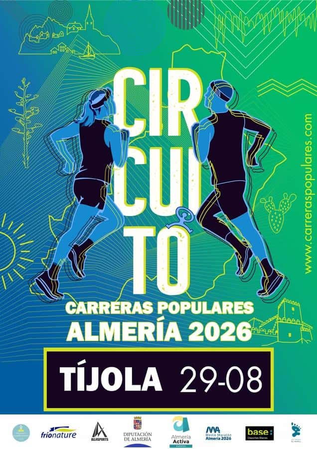 TIJOLA - CIRCUITO DE CARRERAS POPULARES DIPUTACIÓN DE ALMERÍA 2026 en Tíjola (8.8km, 4.4km)
