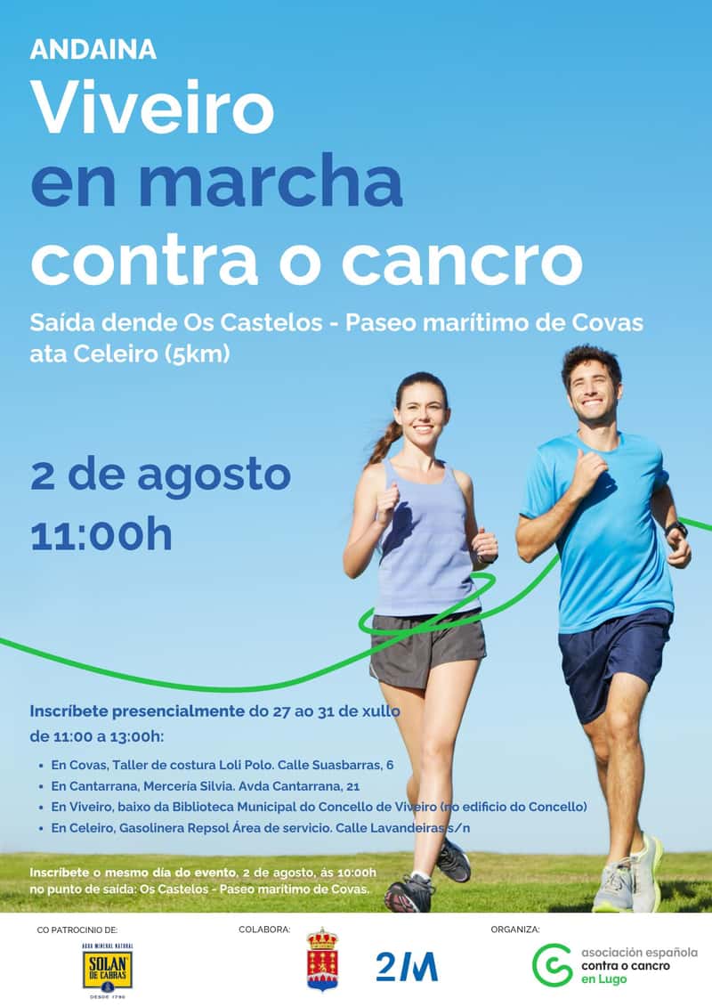 Viveiro en marcha contra o cancro en Viveiro (5km)
