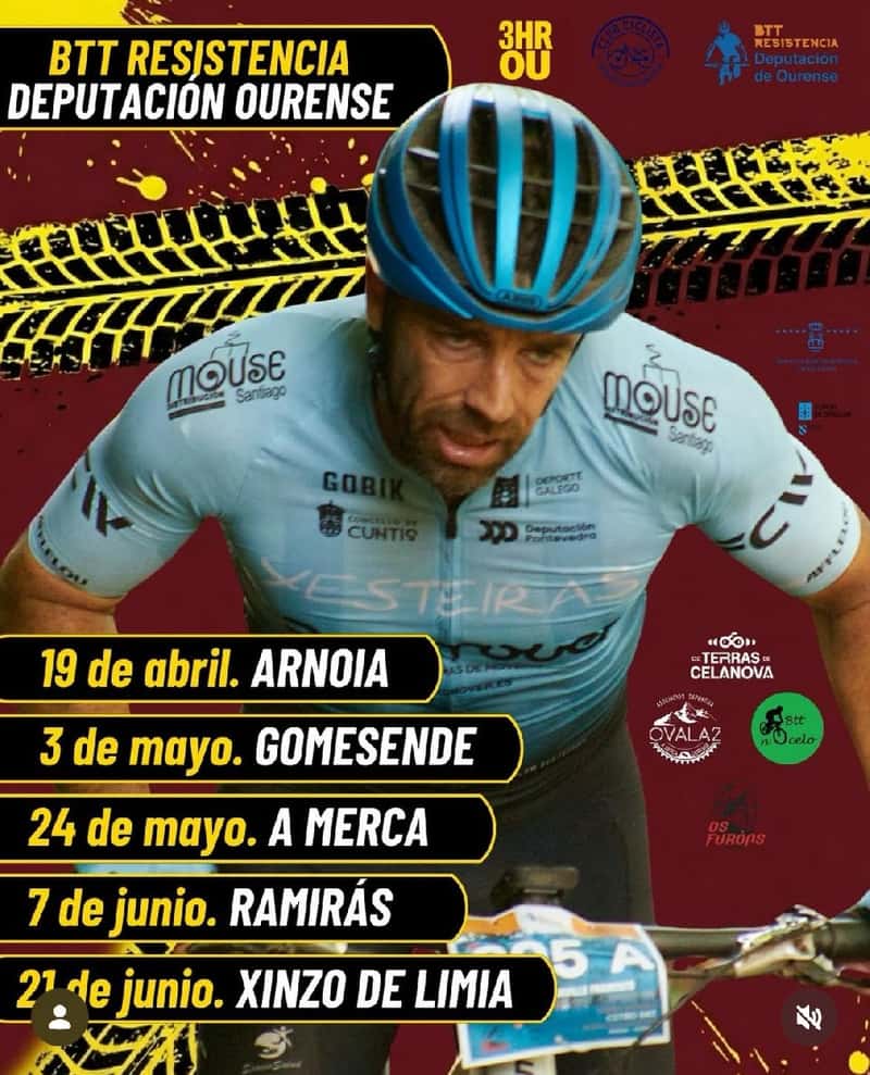 II BTT Resistencia - Deputación de Ourense en Orense (7.5km, 7.5km, 7.5km, 7.5km, 7.5km, 7.5km, 7.5km, 7.5km, 7.5km, 7.5km, 7.5km, 7.5km)