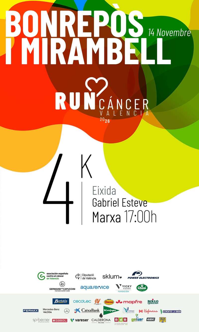 Bonrepòs i Mirambell RunCáncer Valencia 2026 en Bonrepòs i Mirambell (4km)
