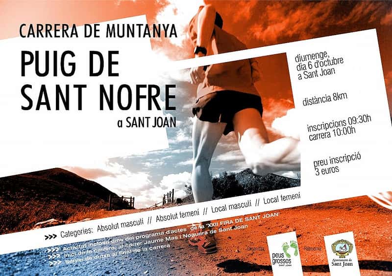Cursa de Muntanya Puig de Sant Nofre 2013 en Sant Joan (8km)