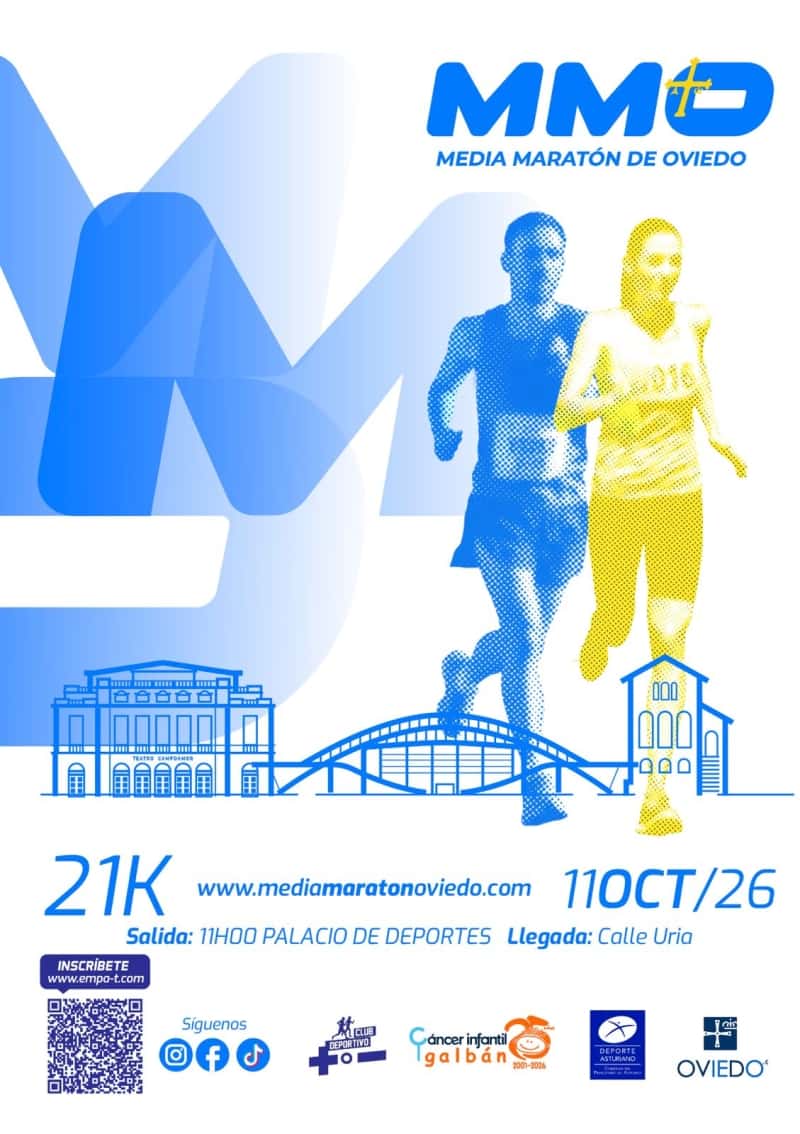 VII MEDIA MARATON DE OVIEDO 2026 en Oviedo (21.0975km)