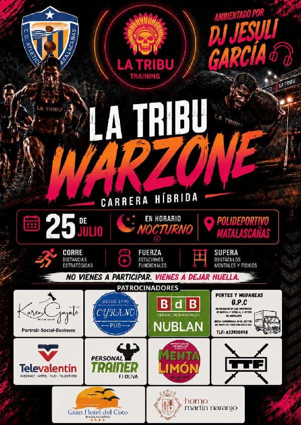 I LA TRIBU WARZONE en Matalascañas (5km, 5km)