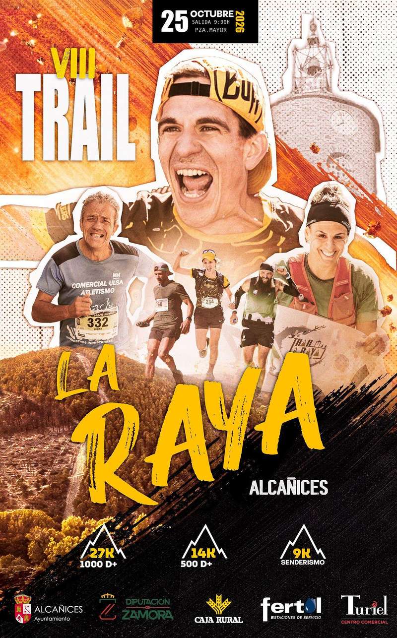VIII Trail La Raya Alcañices en Alcañices (27km, 14km, 9km)