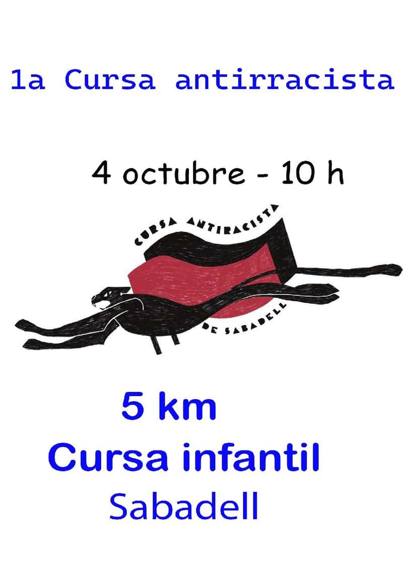 Cursa Antirracista de Sabadell en Sabadell (5km, 1km)