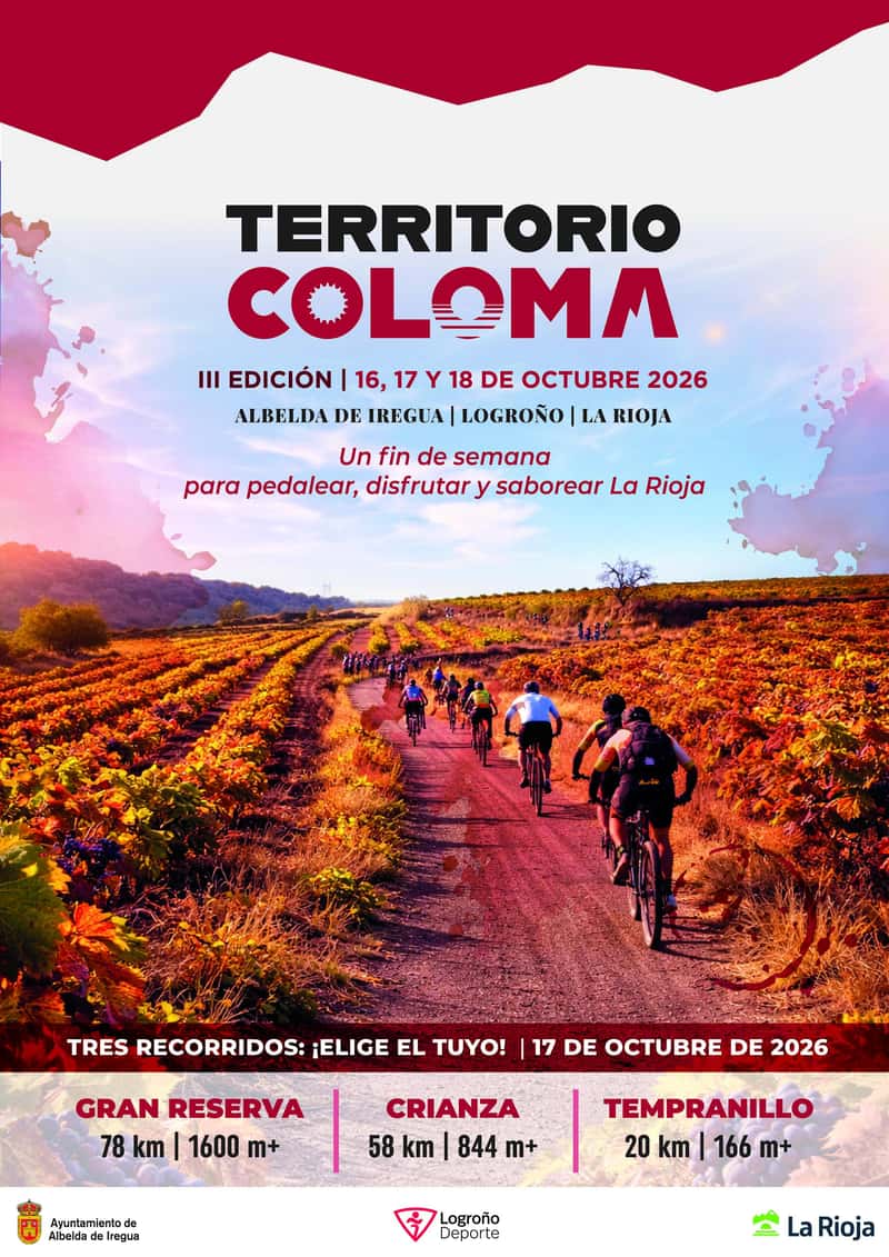 Territorio Coloma en Albelda de Iregua (78km, 58km, 20km)