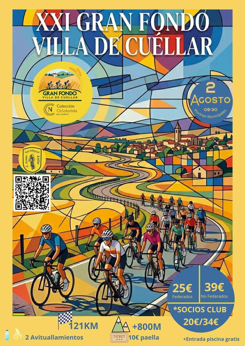 XXI GRAN FONDO VILLA DE CUÉLLAR en Cuéllar (121km)