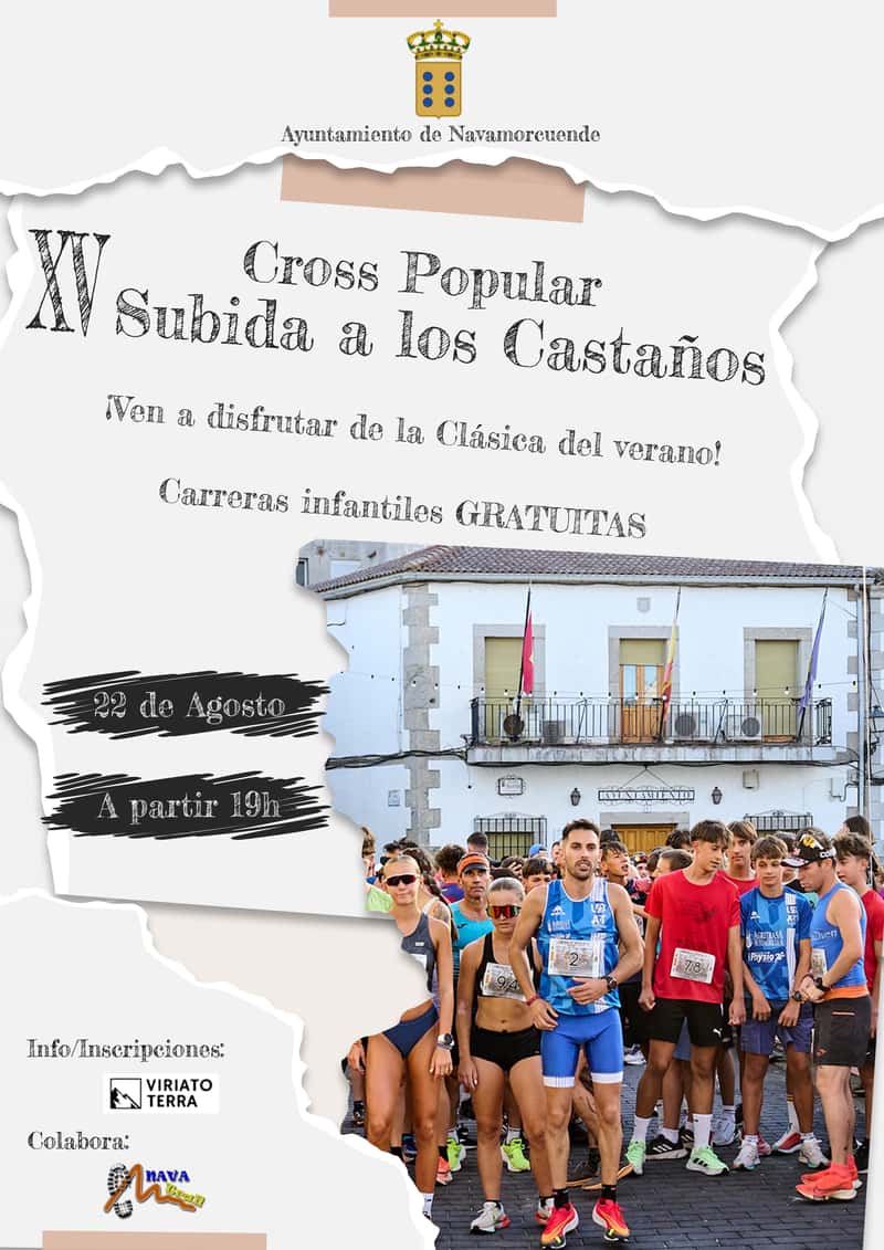 XV Cross Popular Subida a los Castaños de Navamorcuende en Navamorcuende (6km, 2.4km, 1.65km, 1.2km, 0.45km)