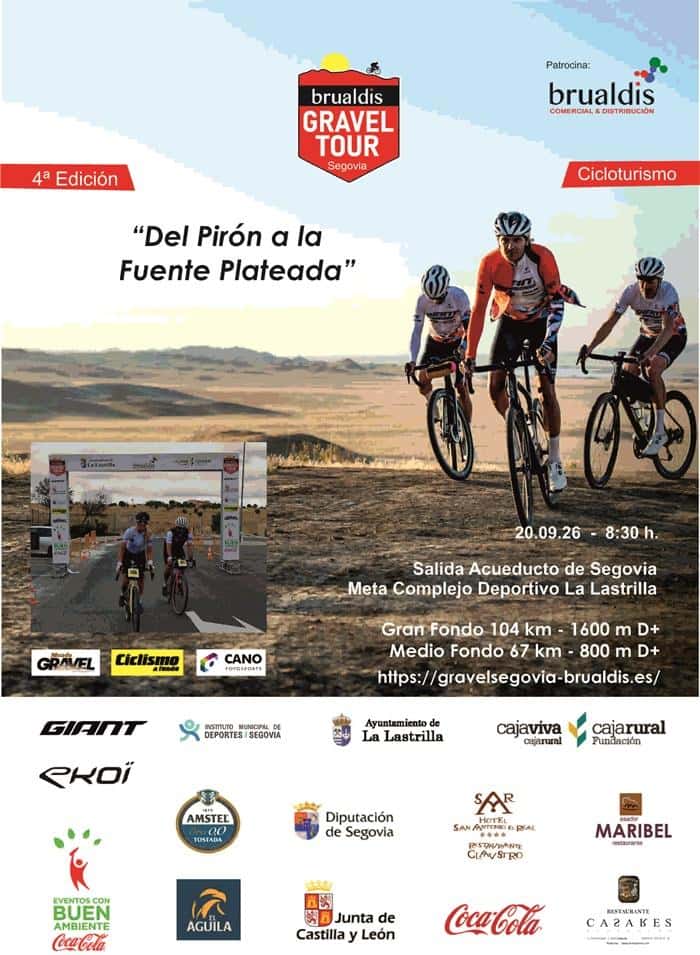 IV Brualdis Gravel Tour Segovia "Del Pirón a la Fuente Plateada" en Segovia (104km, 67km)