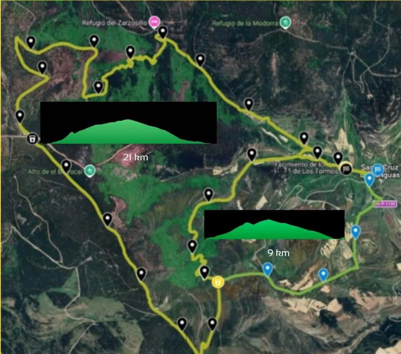 8 QUEDADA ICNITASRUNNERS Y MARCHA SENDERISTA - SANTA CRUZ DE YANGUAS-SORIA en Santa Cruz de Yanguas (21km, 9km, 21km, 9km, 1.8km)