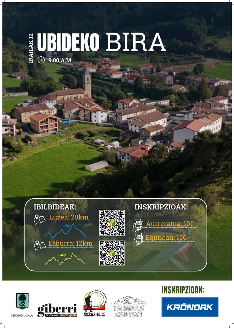 UBIDEKO BIRA 2026 en Ubide (12km, 20km)