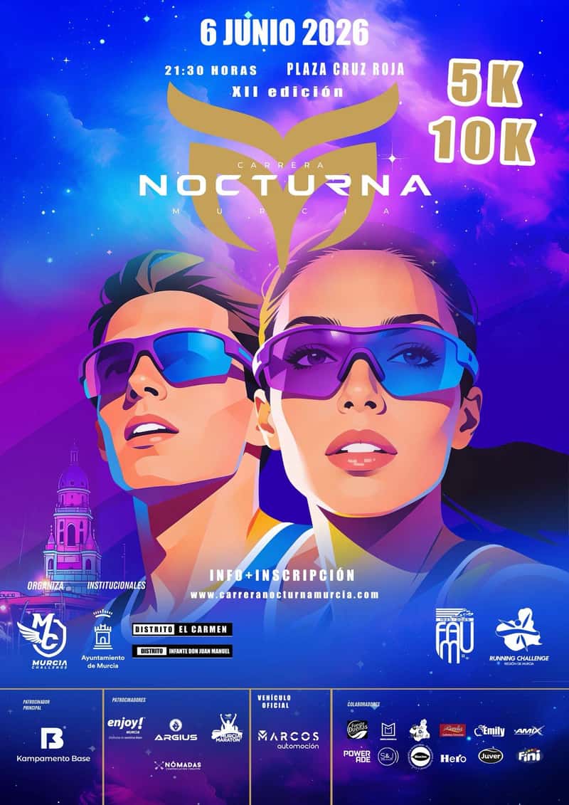 Binter Night Run Nocturna Murcia en Murcia (5km, 10km)