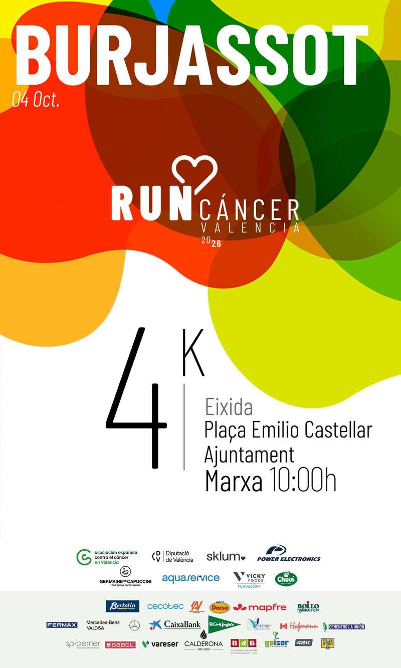 Burjassot Contra el Cáncer 2026 en Burjassot (4km)