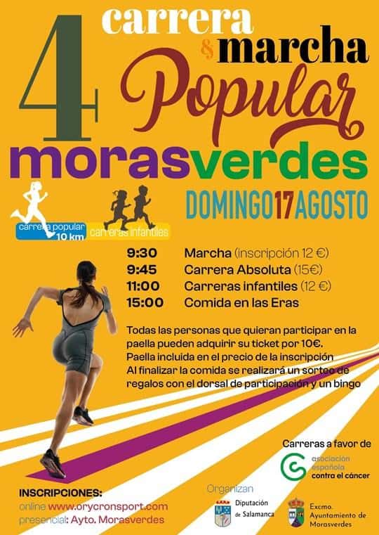 IV Carrera Popular Morasverdes en Morasverdes (10km, 10km, 0.5km)