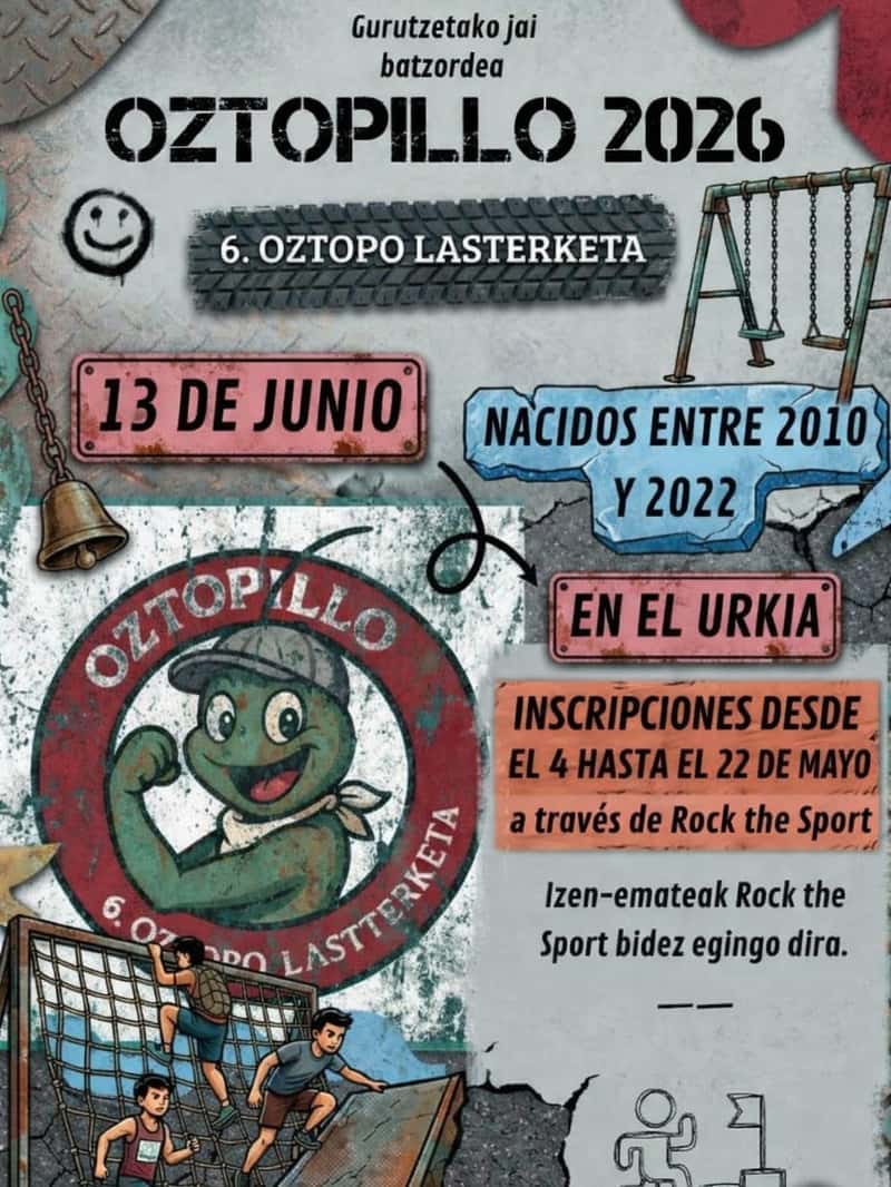 OZTOPILLO LASTERKETA 2026 en Baracaldo (1km)
