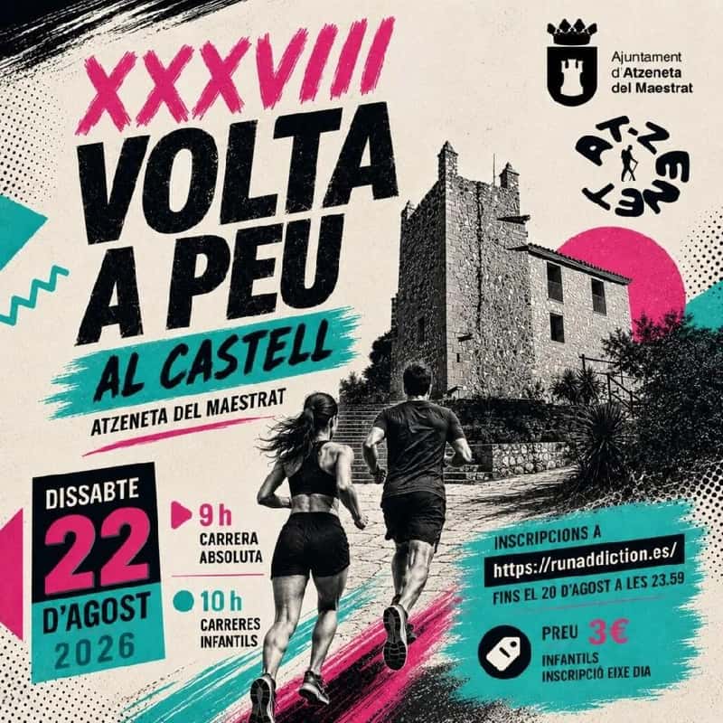 XXXVIII VOLTA A PEU AL CASTELL ATZENETA DEL MAESTRAT en Adzaneta (8.6km, 150m, 400m, 800m)