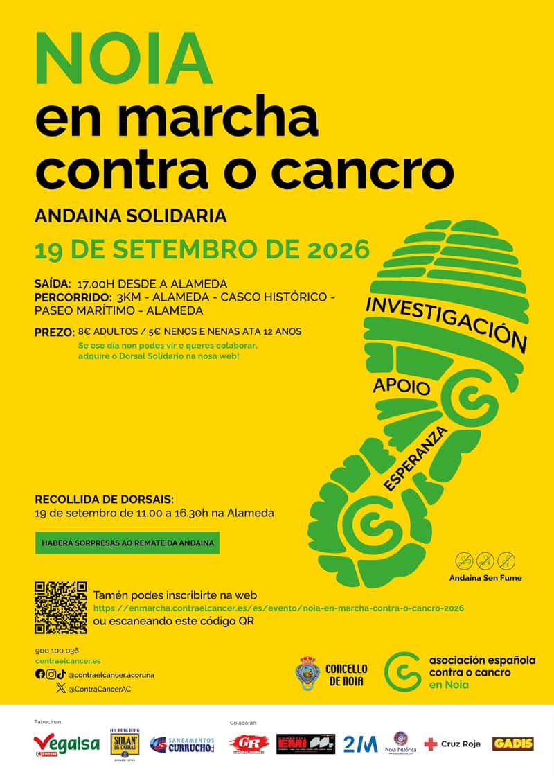 Noia en Marcha Contra o Cancro en Noia (3km)