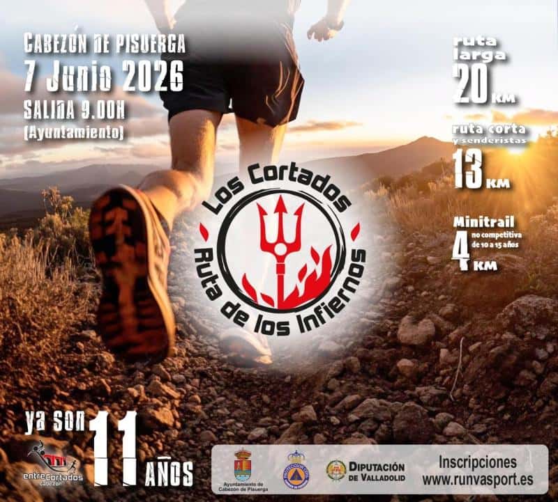 XI TRAIL LOS CORTADOS en Cabezón de Pisuerga (20km, 13km, 13km, 4km)