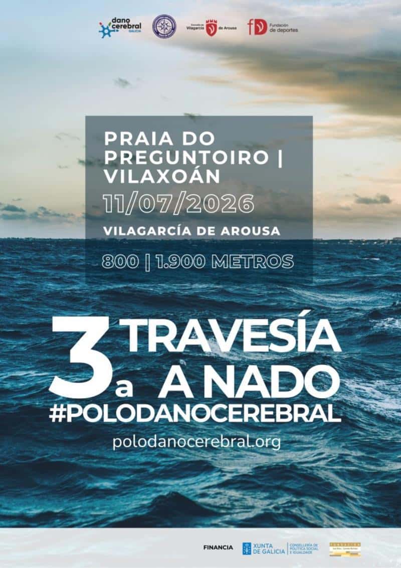 III TRAVESIA A NADO POLO DANO CEREBRAL en Vilaxoan (1.8km, 0.9km)