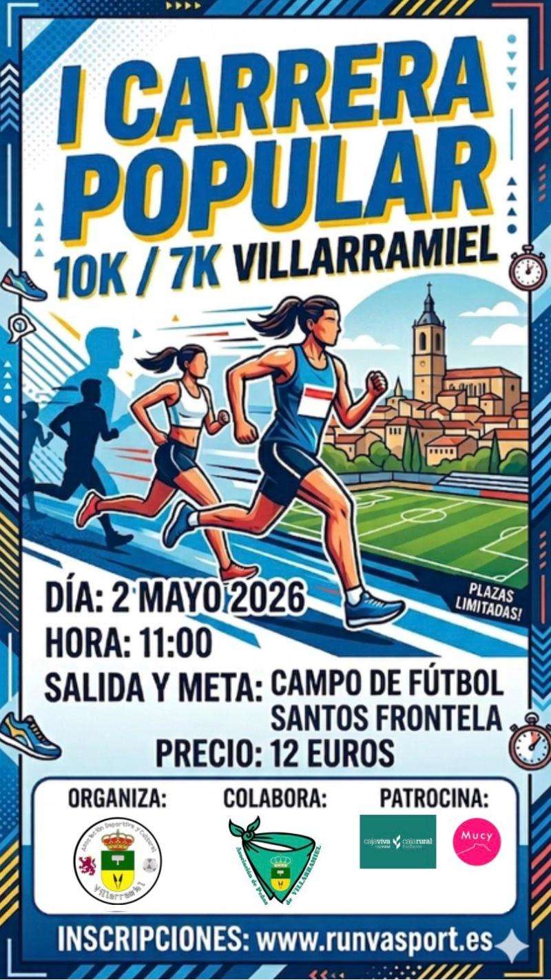 I CARRERA POPULAR 10KM/7KM VILLARRAMIEL en Villarramiel (10km, 7km, 6km)