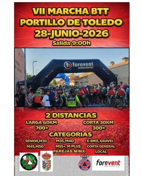 VII Marcha BTT Portillo de Toledo en Portillo de Toledo (30km, 60km)