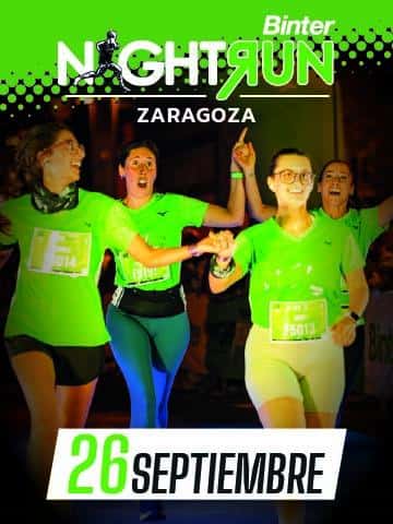 5ª BINTER NightRun Zaragoza - Heraldo 2026 en Zaragoza (10km, 5km, 10km, 5km, 1.609km, 1.609km)
