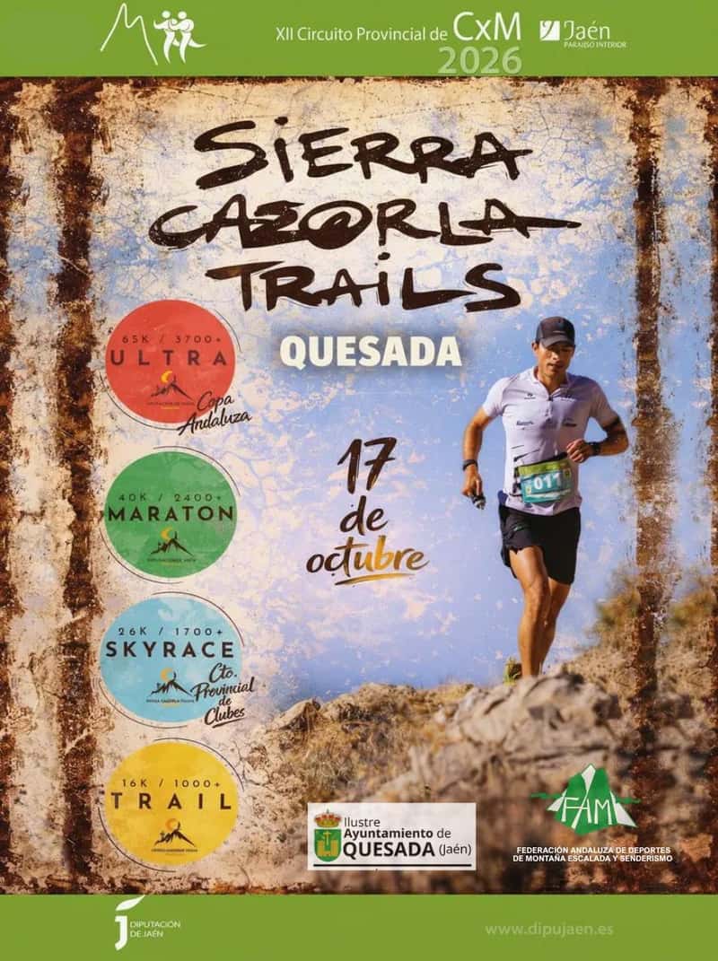 Sierra Cazorla Trails en Quesada (65km, 40km, 26km, 16km)