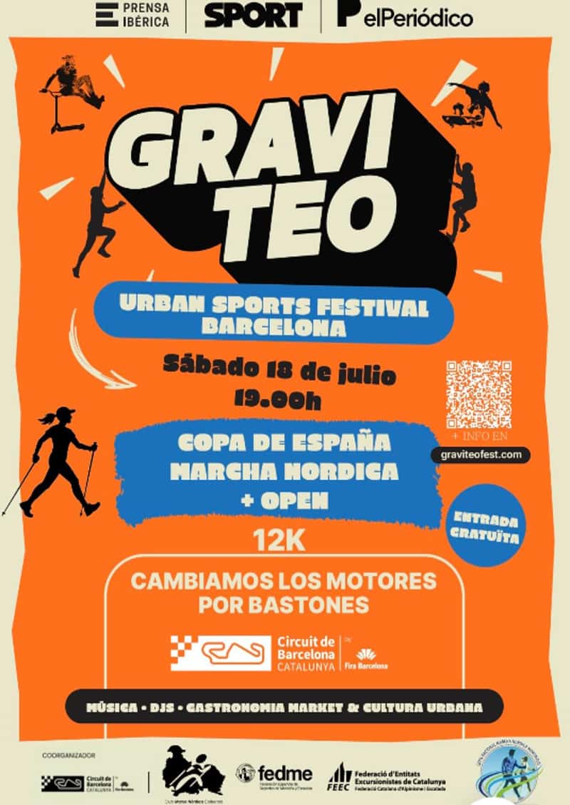 IV Copa de España Iberdrola de Marcha Nórdica Montmeló en Montmeló (12km, 12km, 12km, 12km, 12km)