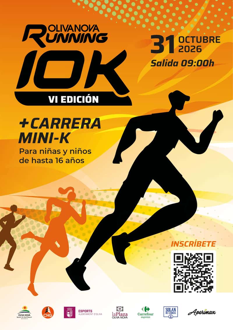 VI OLIVANOVA RUNNING 10K en Oliva (10km, 1km)