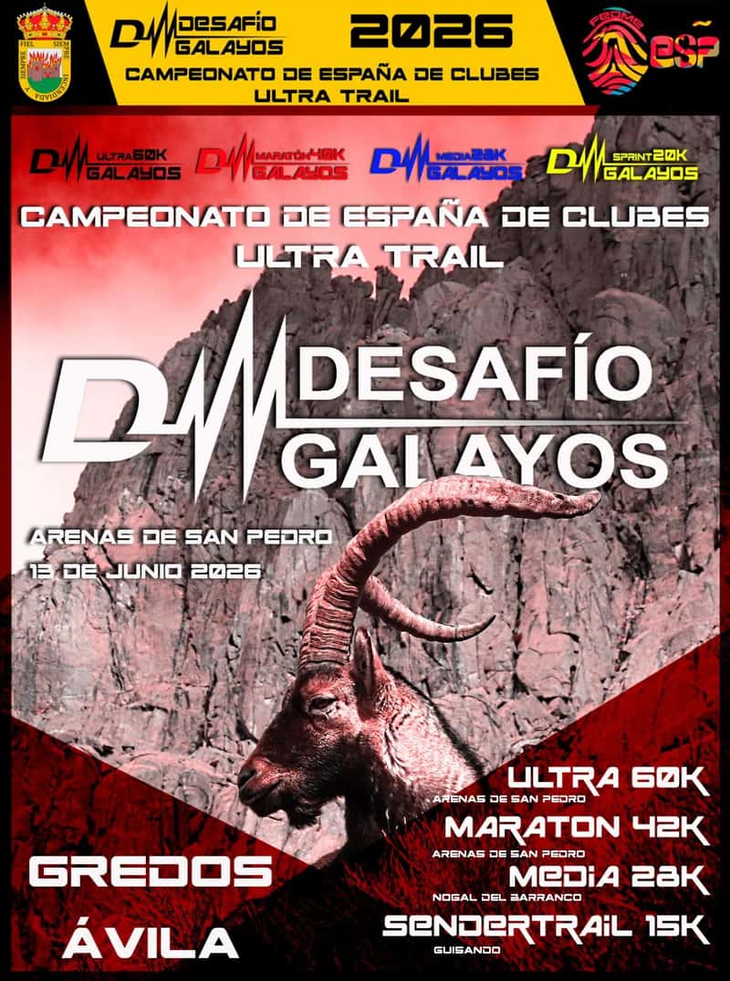 Desafío Galayos, Campeonato de España de Clubs. FEDME. en Guisando (57km, 40km, 28km, 19km, 19km)