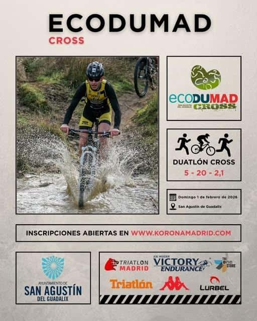 ECODUMAD CROSS 2026 - CONTRARRELOJ POR EQUIPOS - FEDERADO en San Agustín del Guadalix (5km, 20km, 2.1km)