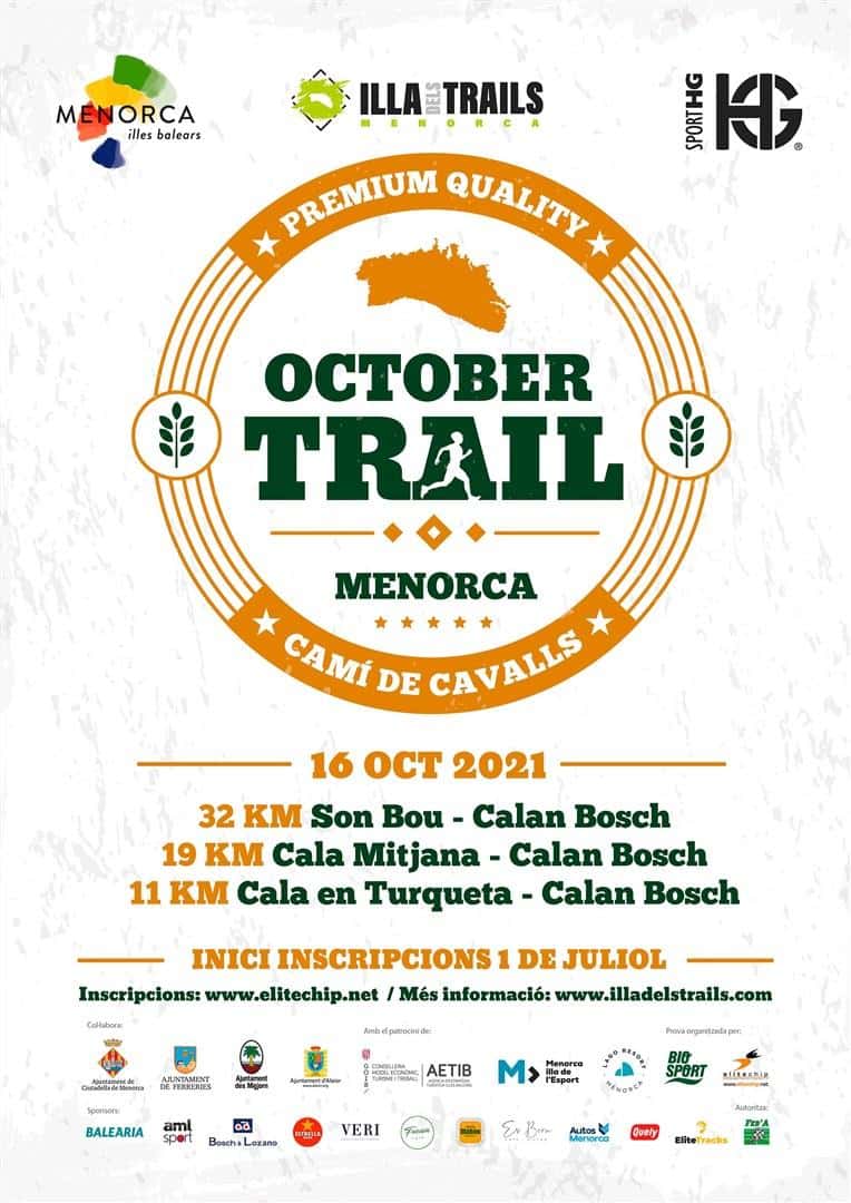 III October Trail Menorca 2021 en Menorca, Illes Balears, España (32km, 19km, 11km)