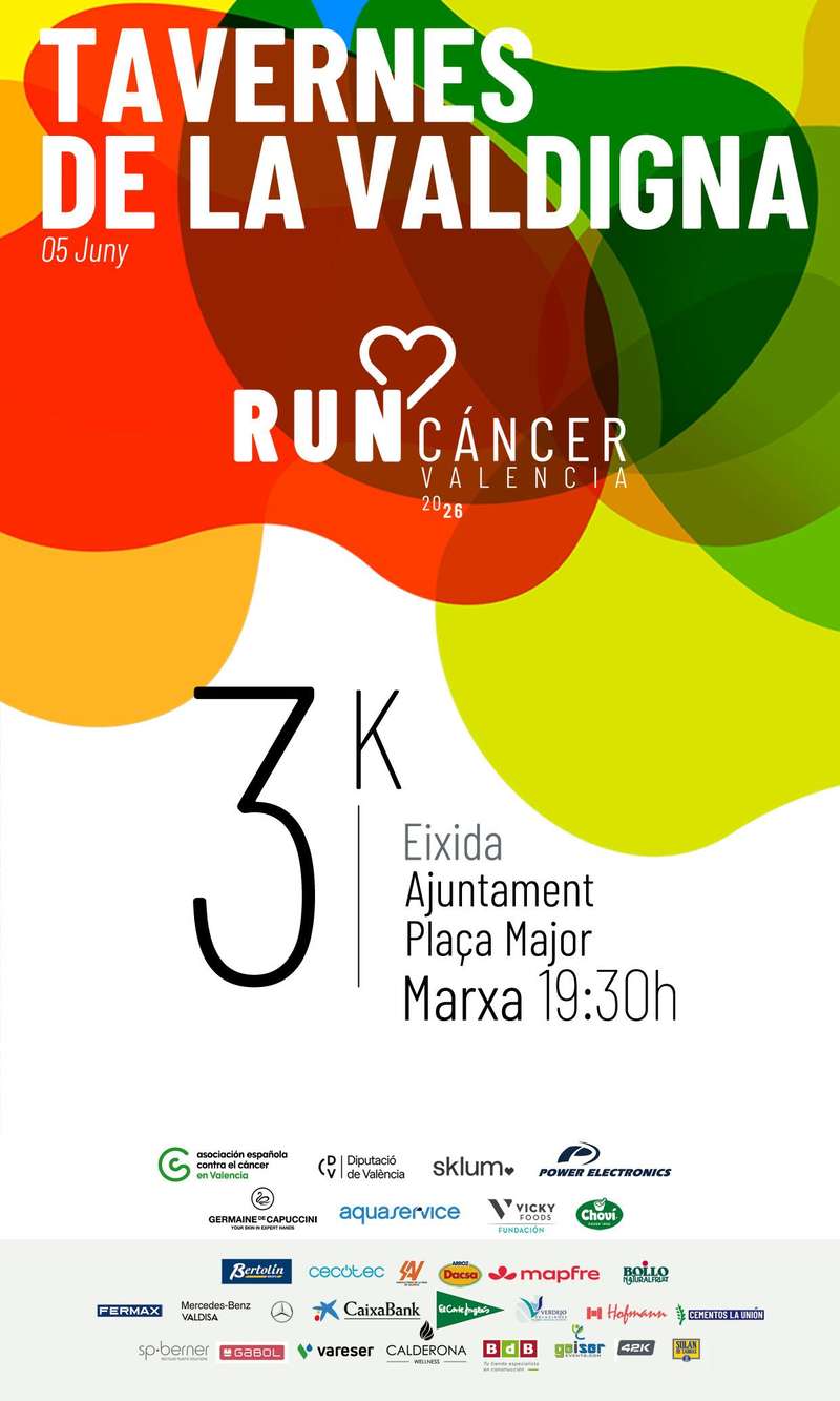 Tavernes de la Valldigna Contra el Cáncer 2026 en Tavernes de la Valldigna (3km)