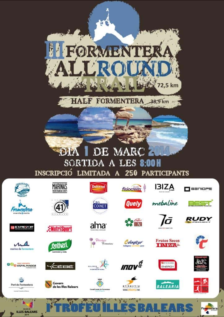 III Formentera All Round Trail 2014 en Formentera, Illes Balears, España (80km, 42km)
