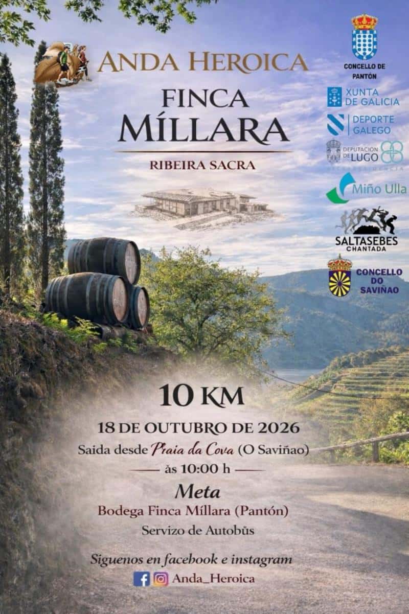 ANDA HEROICA FINCA MILLARA en A Míllara (10km)