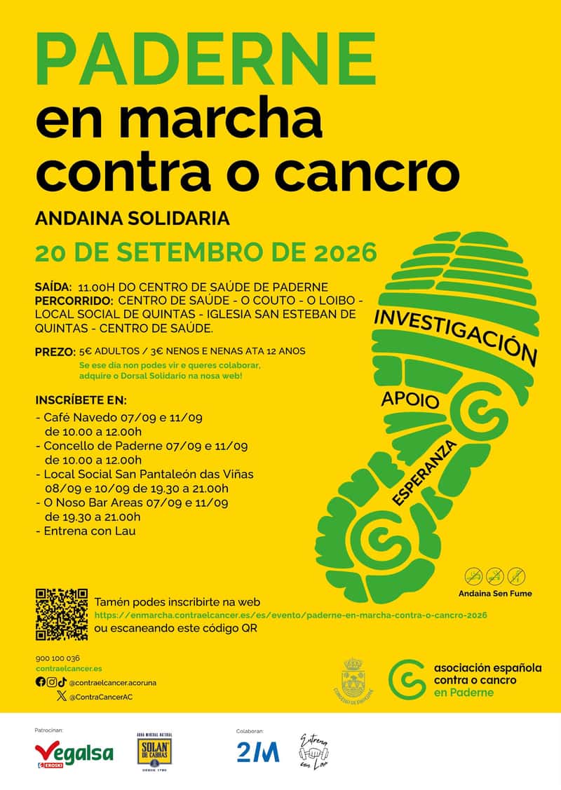 Paderne en marcha contra o cancro en Paderne (5km, 5km)