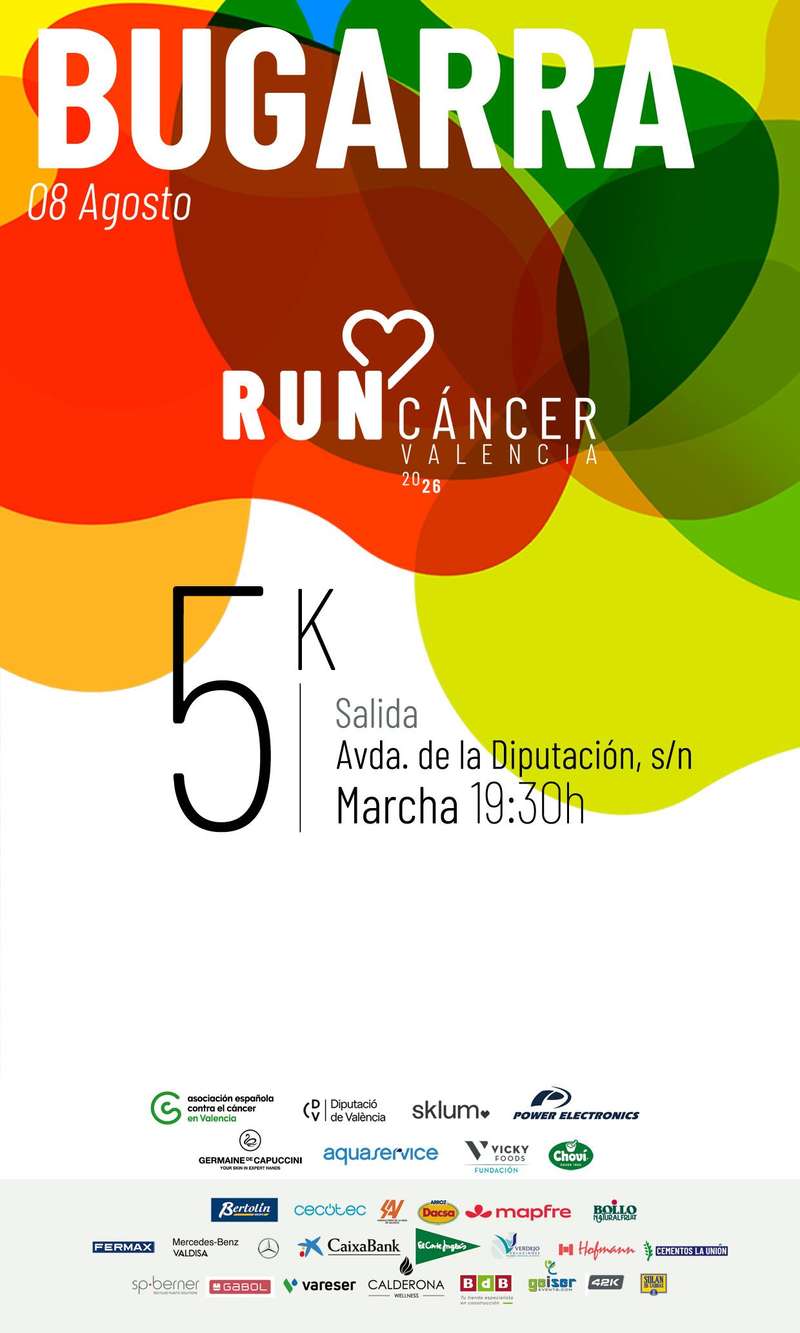 Bugarra RunCáncer Valencia 2026 en Bugarra (5km, 5km)
