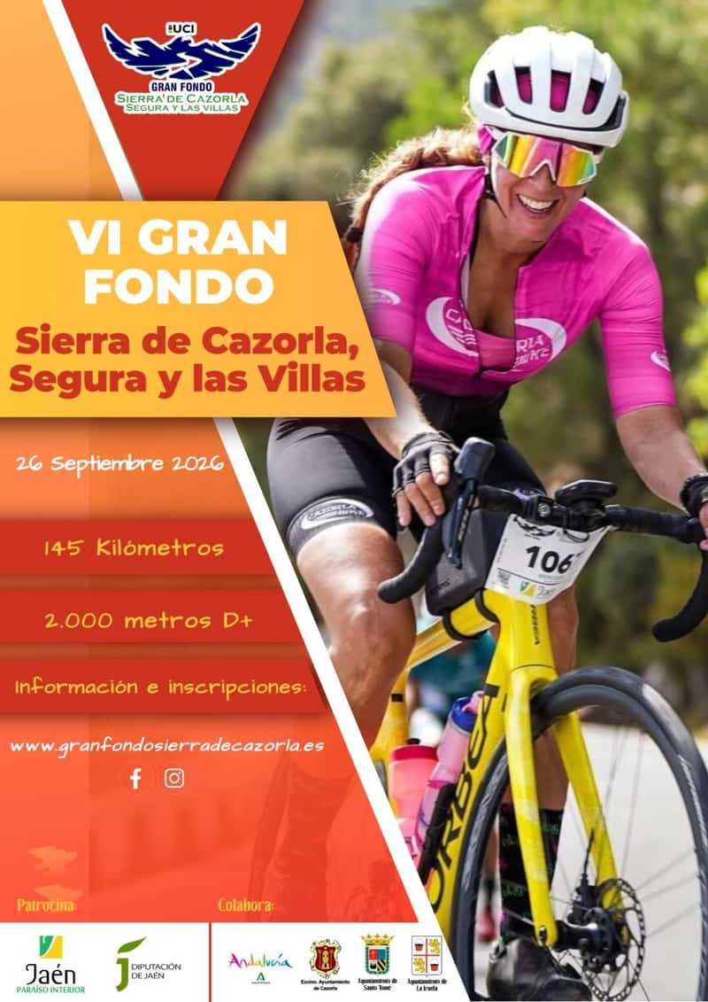 VI GRAN FONDO Sierra de Cazorla, Segura y las Villas en Cazorla (145km)