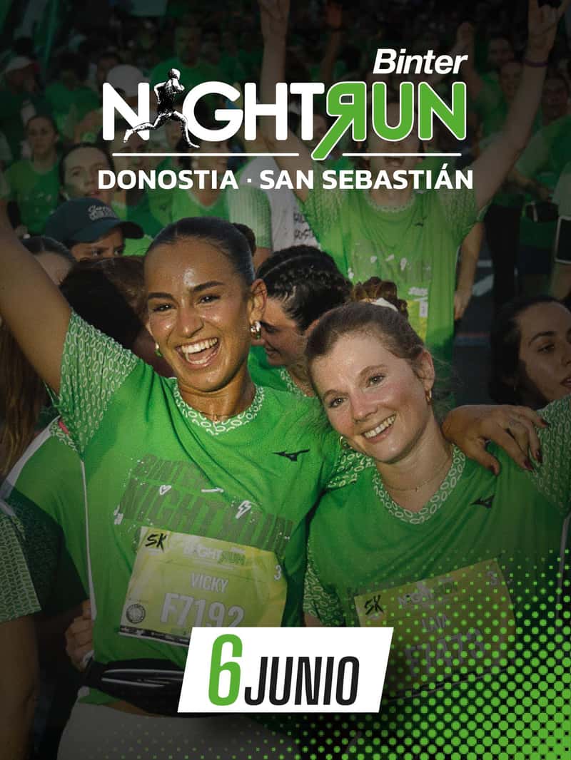 3ª BINTER NightRun Donostia - San Sebastián 2026 en Donostia / San Sebastián (1.6km, 5km, 10km)