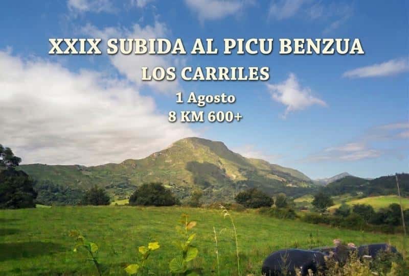 XXIX SUBIDA AL PICU BENZÚA 2026 en Los Carriles (8km)