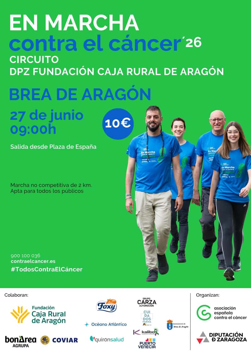 En Marcha contra el Cáncer Brea de Aragón (Circuito DPZ Fundación Caja Rural de Aragón) en Brea de Aragón (2km)
