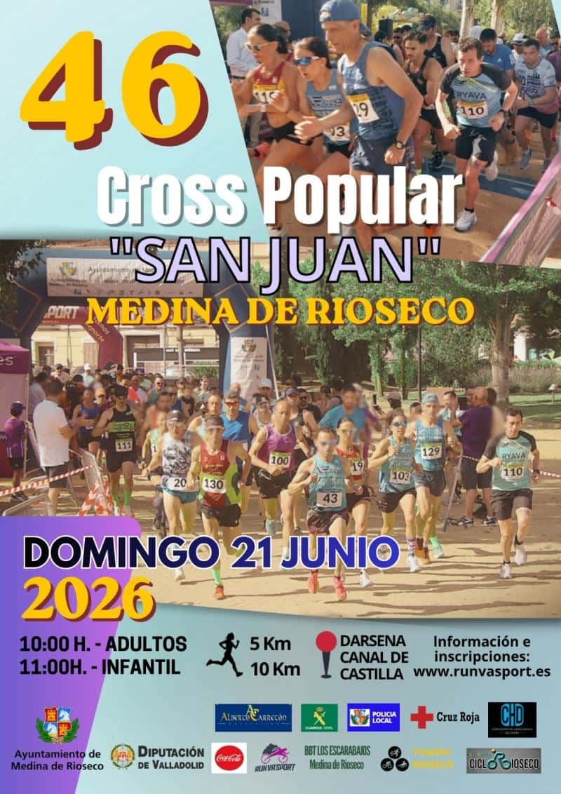 46ª Cross de San Juan Medina de Rioseco en Medina de Rioseco (10km, 5km)