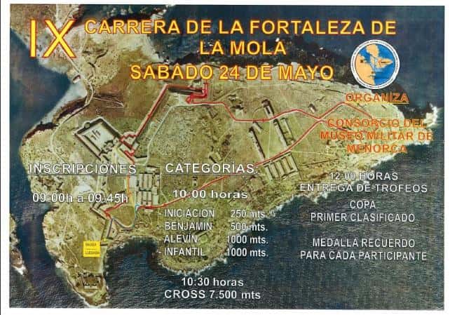 IX Carrera Fortaleza de la Mola 2014 en Maó (5km, 1km)