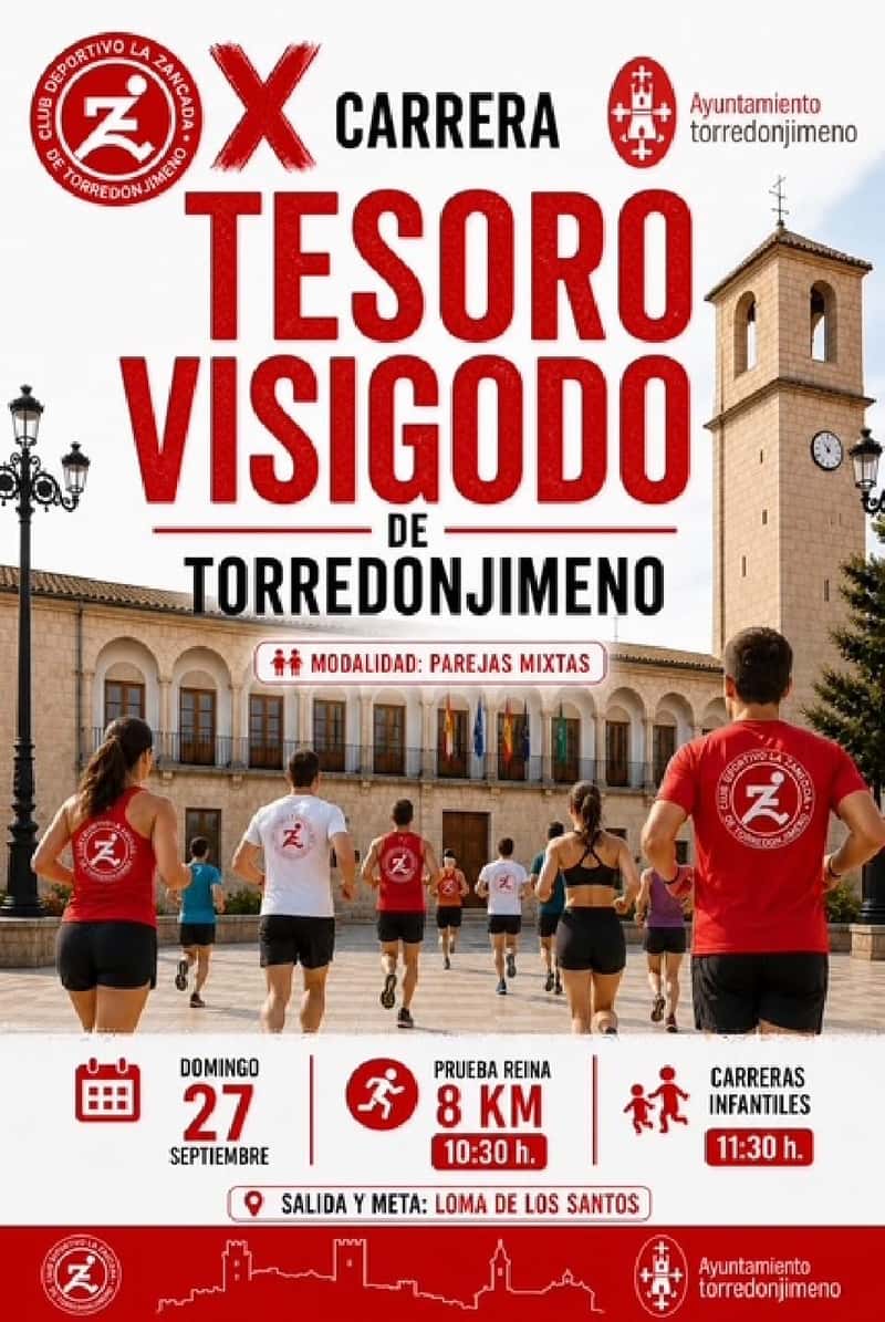 X CARRERA TESORO VISIGODO DE TORREDONJIMENO en Torredonjimeno (8km, 8km, 0.4km, 0.4km, 0.8km)