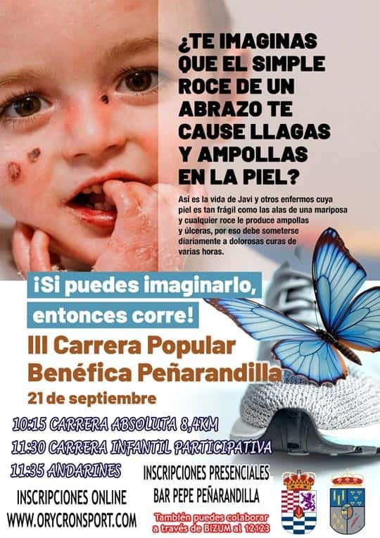 III Carrera Popular Benéfica - Peñarandilla con la Piel De Mariposa en Peñarandilla (8.4km, 2.1km, 2.1km)