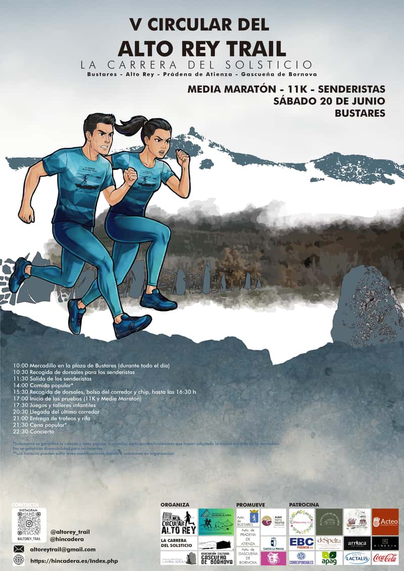 V Circular del Alto Rey Trail en Bustares (21km, 11km, 11km)