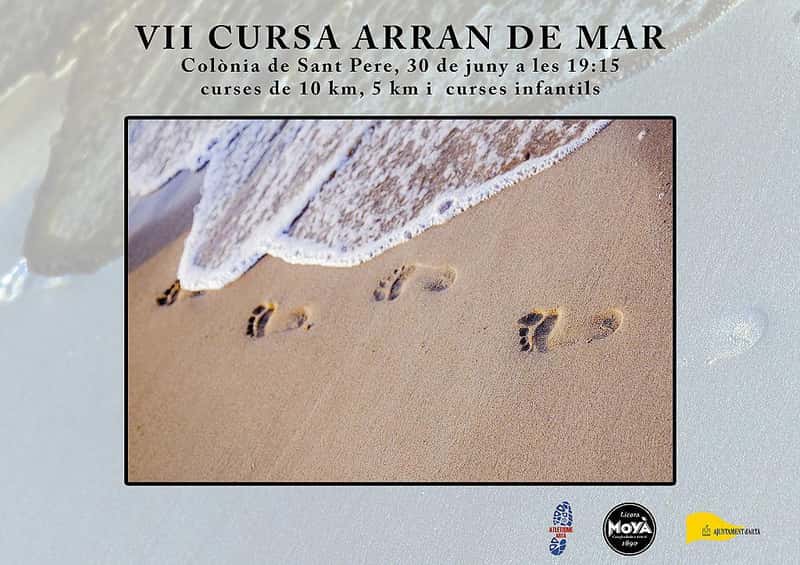 VII Cursa Arran de mar 2018 en Colònia de Sant Pere (5.7km, 10km)