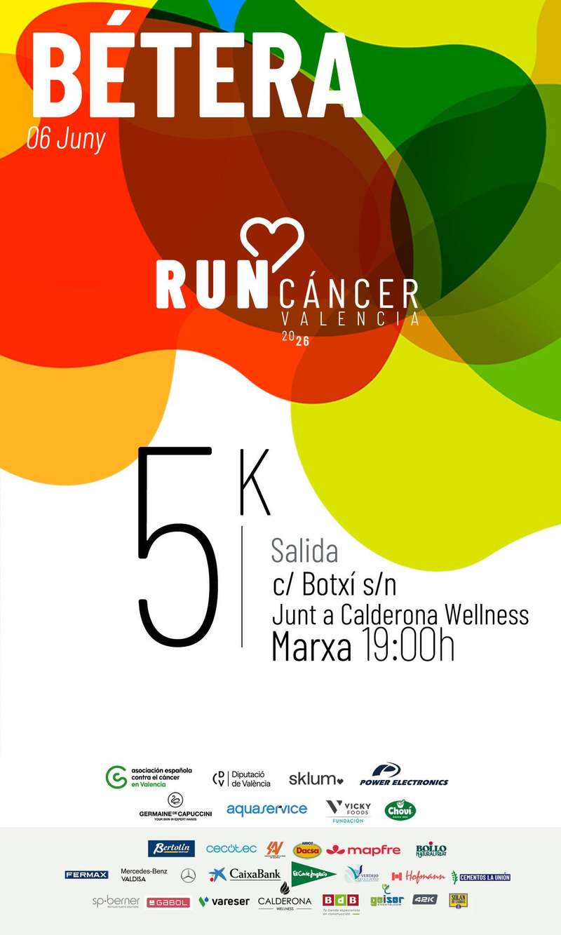 Bétera Contra el Cáncer 2026 en Carrer Botxí, 46117, Valencia, España (5km, 5km)