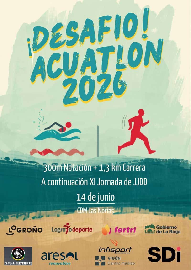 Desafío Acuatlón 2026 en Logroño (1.6km)